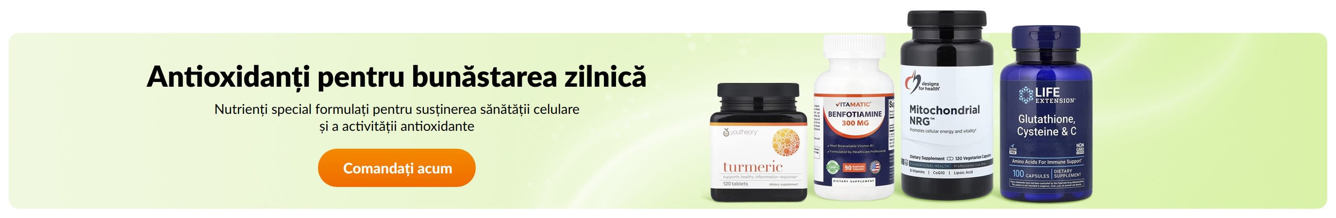 Antioxidanți pentru bunăstarea zilnică