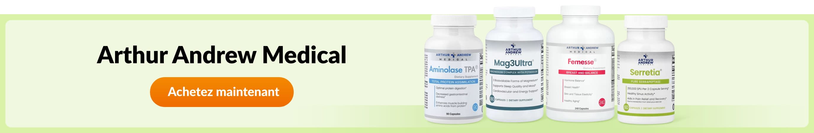 Découvrez les produits de la marque Arthur Andrew Medical.