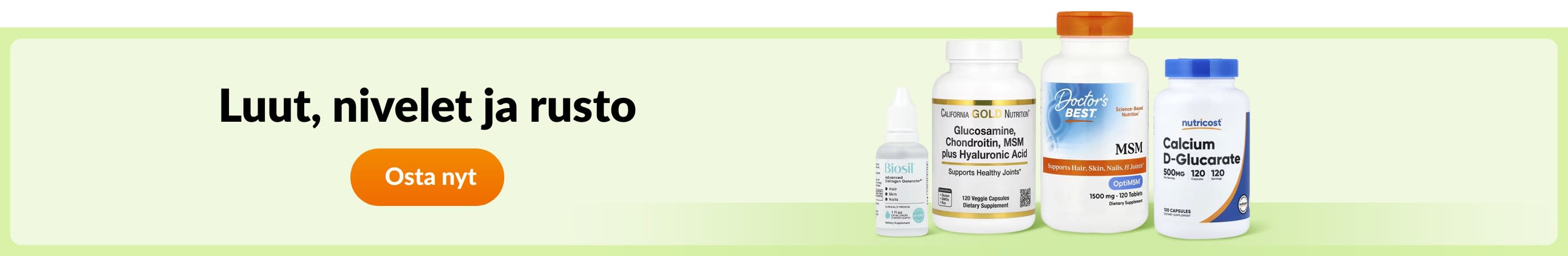 Luut, nivelet ja rusto