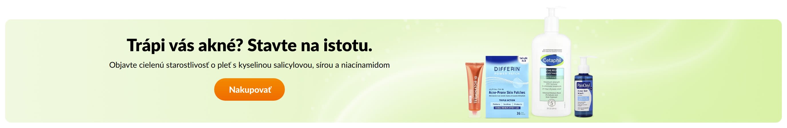 Trápi vás akné? Stavte na istotu.