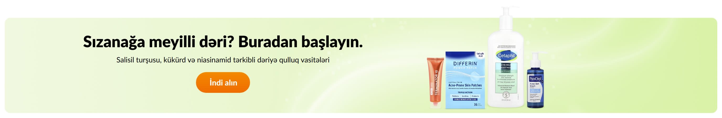 Sızanağa meyilli dəri? Buradan başlayın.