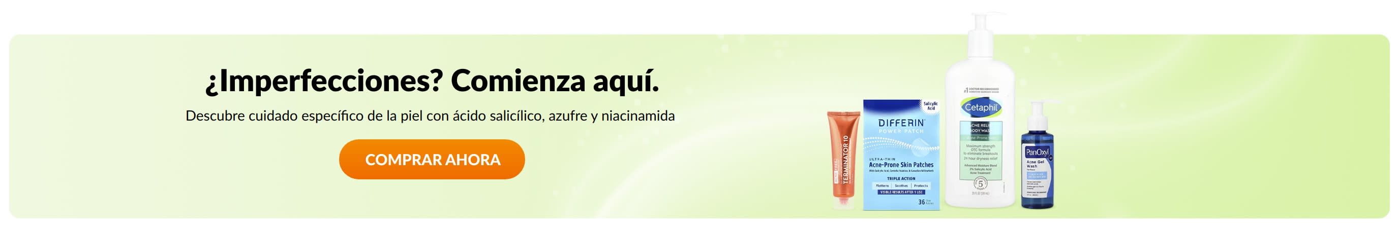 ¿Imperfecciones? Comienza aquí.
