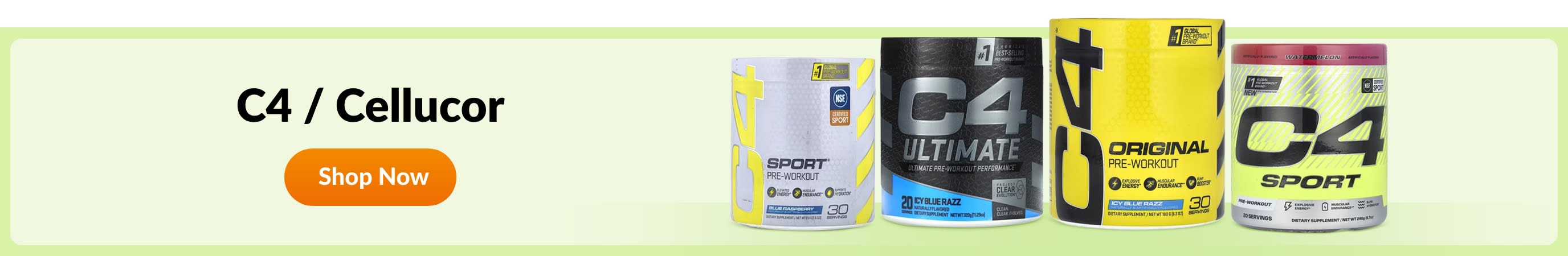 Shop products from brand C4 / Cellucor.