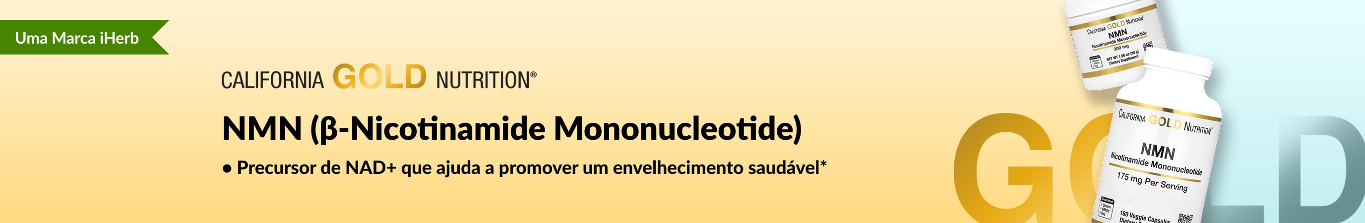 O NMN está de volta, com exclusividade na iHerb