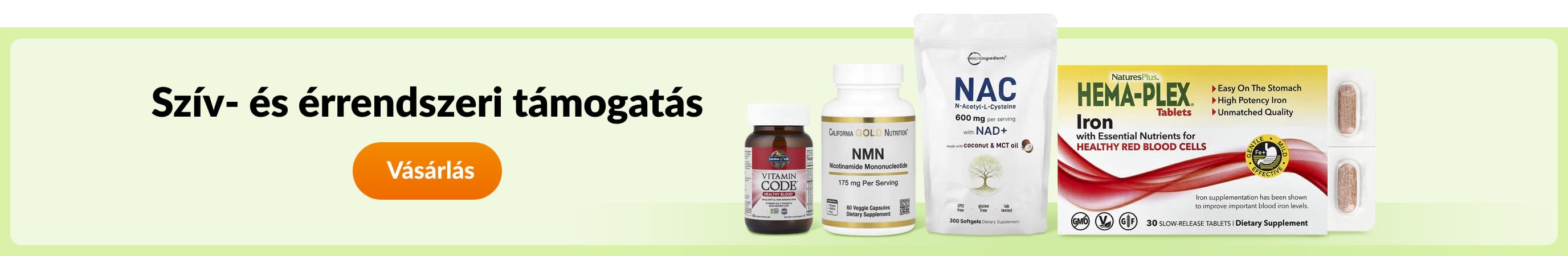Szív- és érrendszeri támogatás