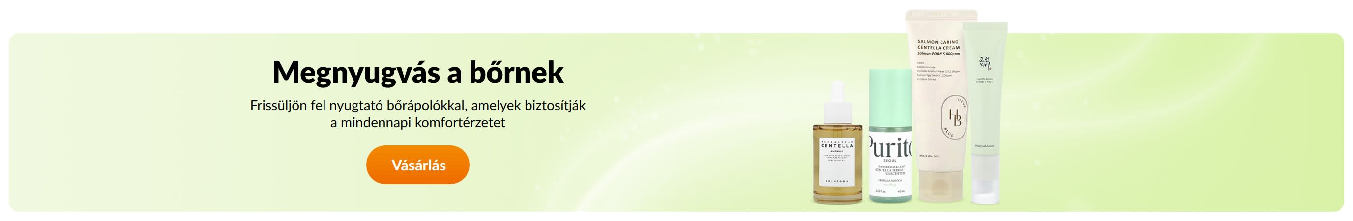 Megnyugvás a bőrnek