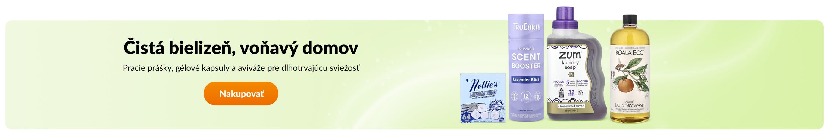 Čistá bielizeň, voňavý domov