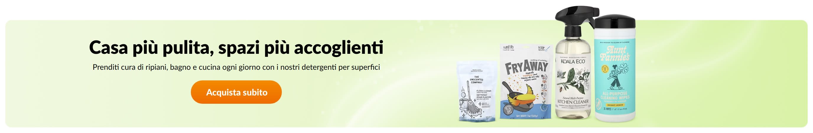 Casa più pulita, spazi più accoglienti