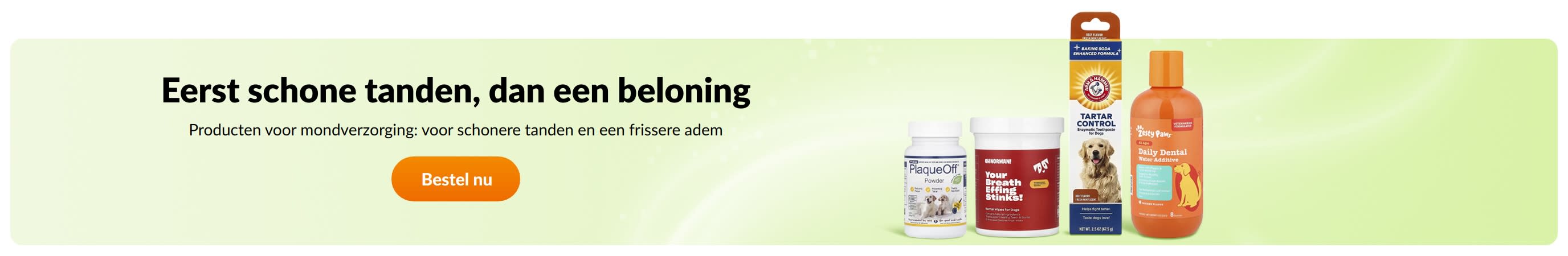 Eerst schone tanden, dan een beloning