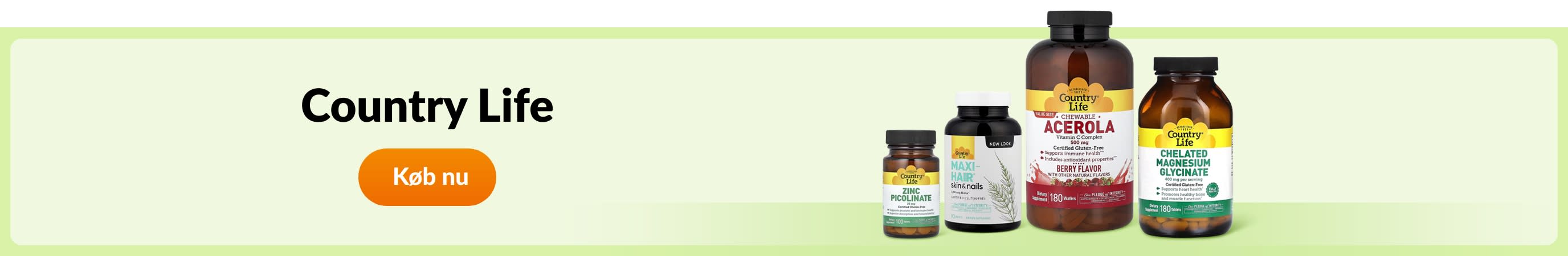 Shop produkter fra mærket Country Life
