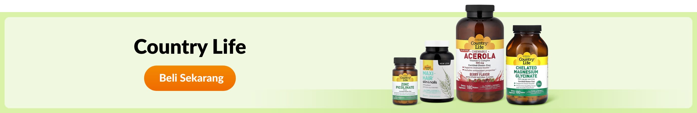 Dapatkan produk daripada jenama Country Life.