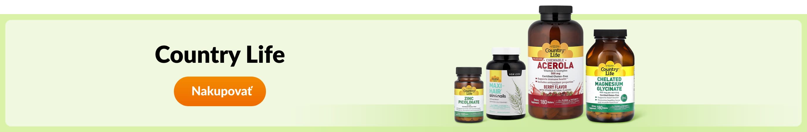 Nakupujte produkty od značky Country Life.