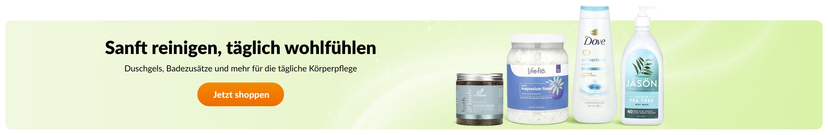 Sanft reinigen, täglich wohlfühlen