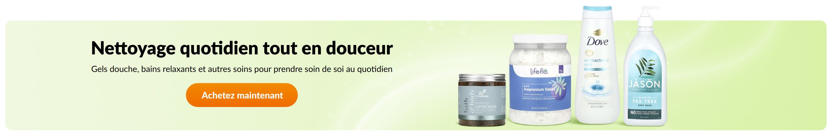 Un nettoyage quotidien tout en douceur