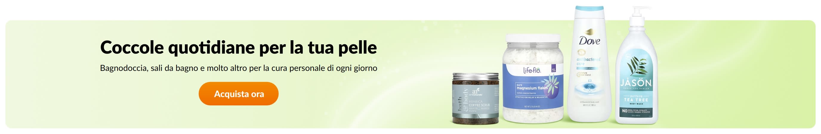 Coccole quotidiane per la tua pelle
