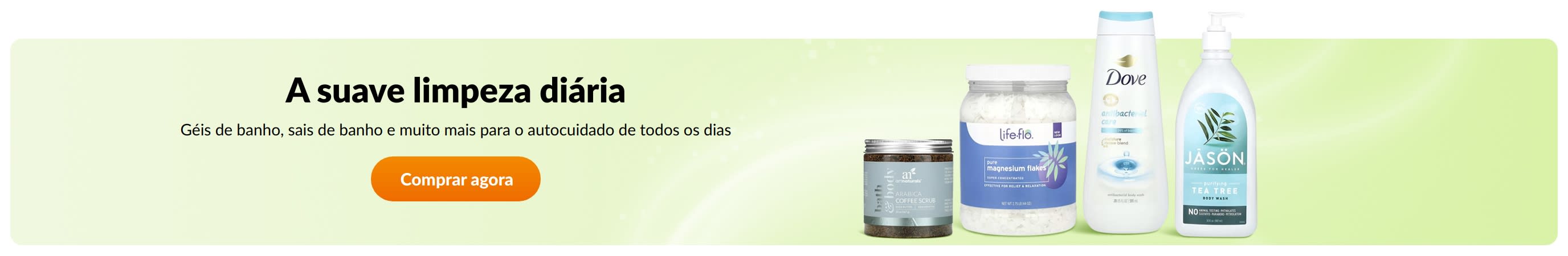 A suave limpeza diária