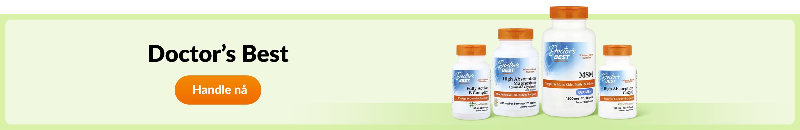 Kjøp produkter fra merket Doctor's Best.