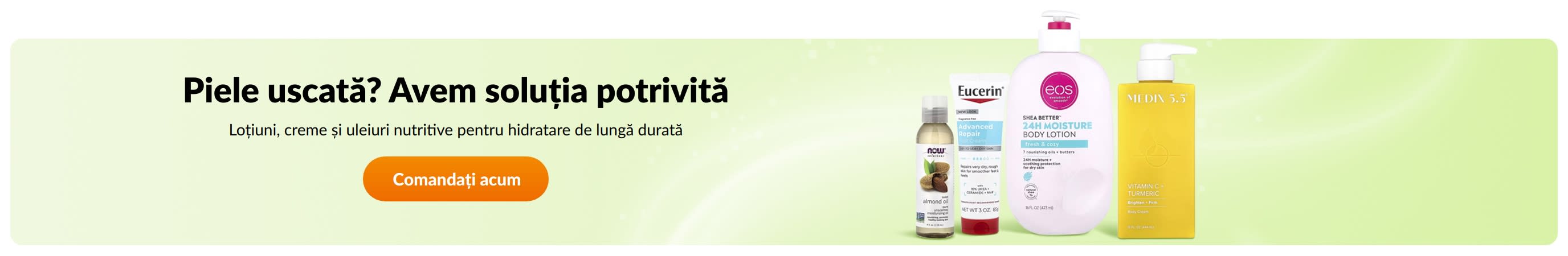 Piele uscată? Avem soluția potrivită