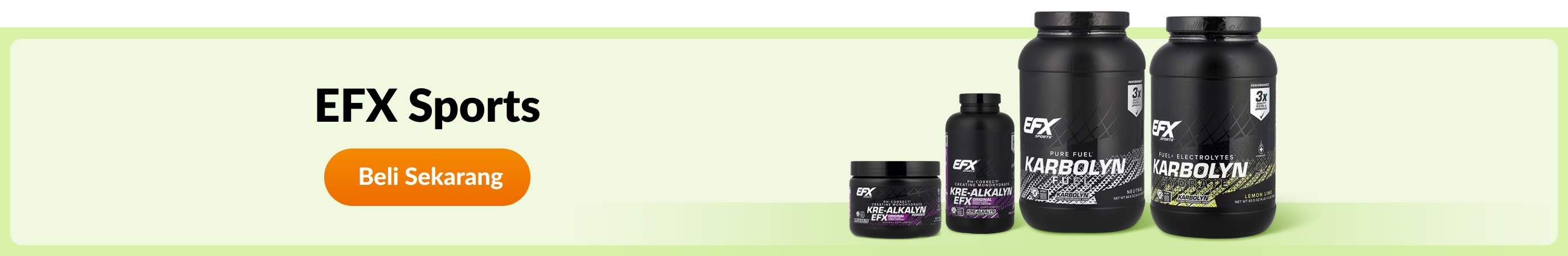 Dapatkan produk daripada jenama EFX Sports.