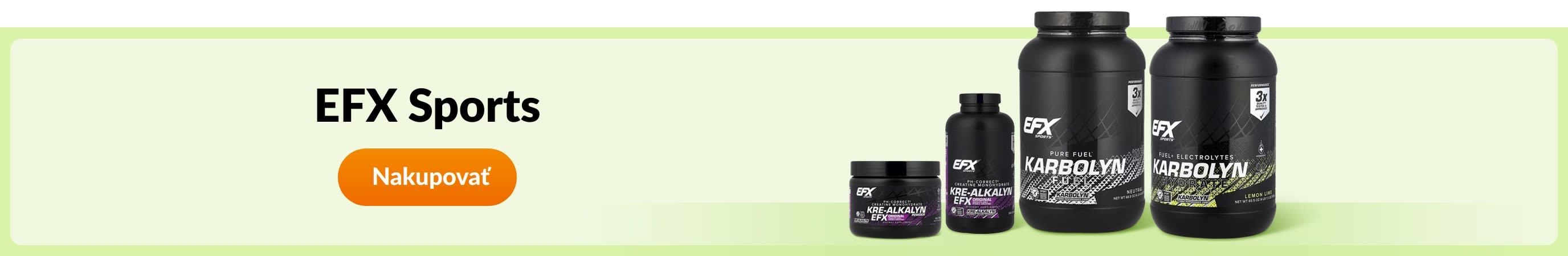 Nakupujte produkty od značky EFX Sports.