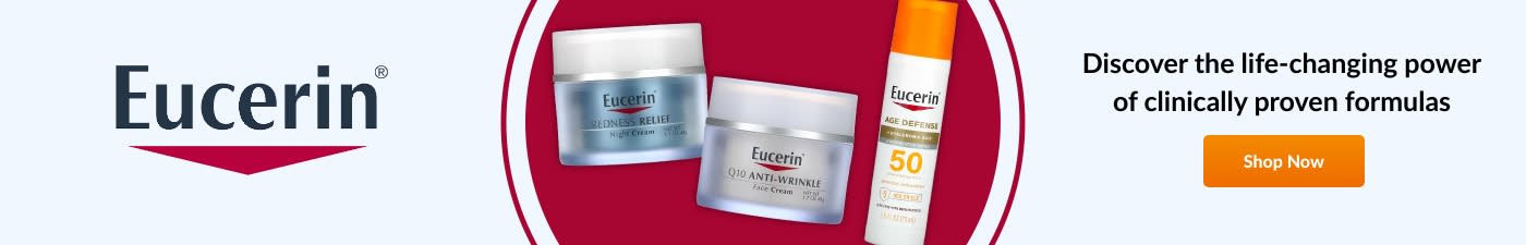 Eucerin® Discover the life-changing power  of clinically proven formulas