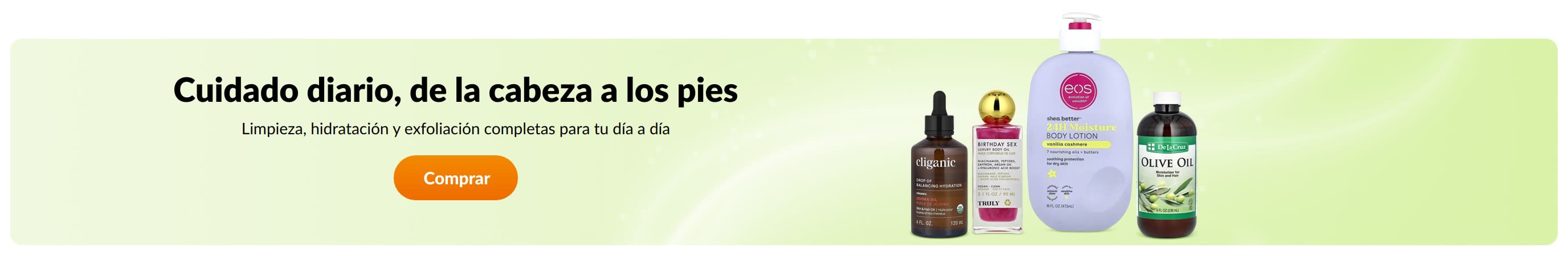 Cuidado diario, de la cabeza a los pies