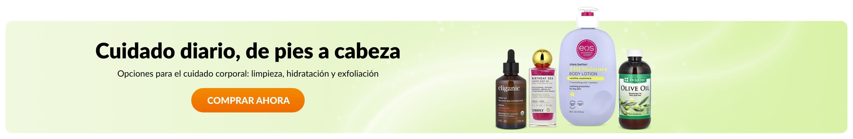 Cuidado diario, de pies a cabeza