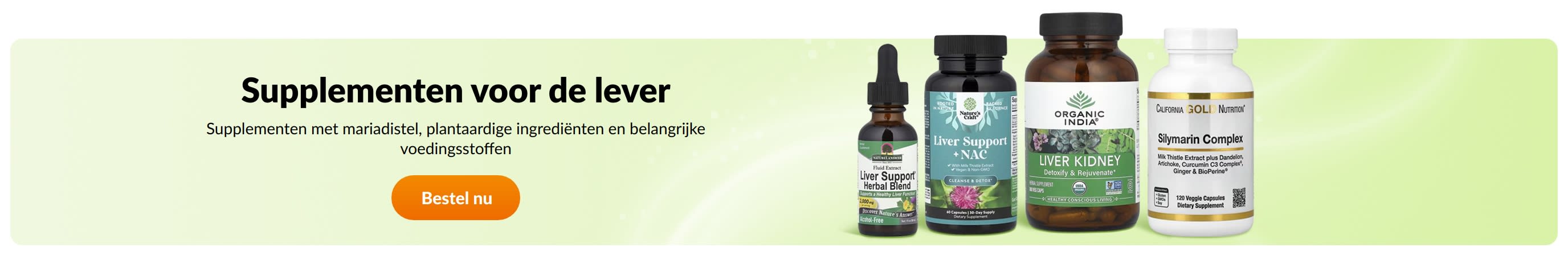 Dagelijkse supplementen voor de lever