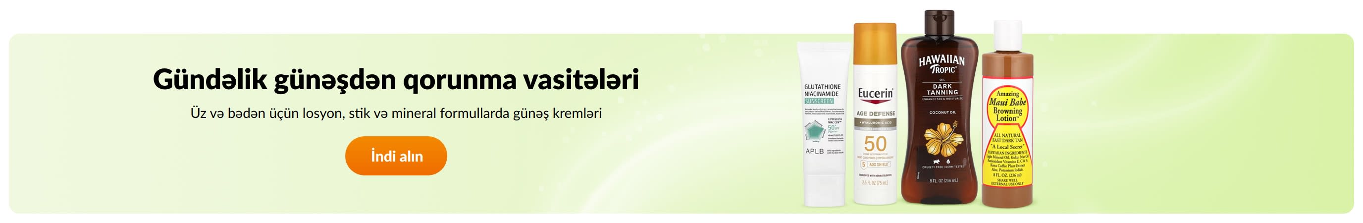 Gündəlik günəşdən qorunma vasitələri
