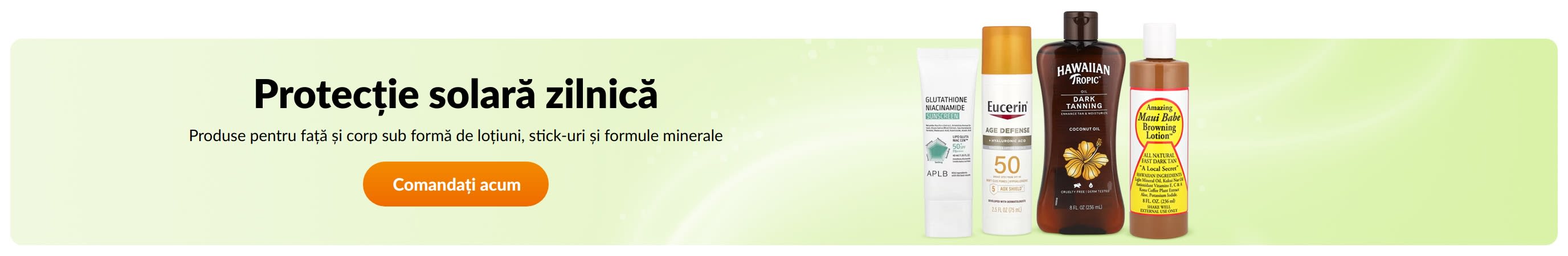 Protecție solară zilnică