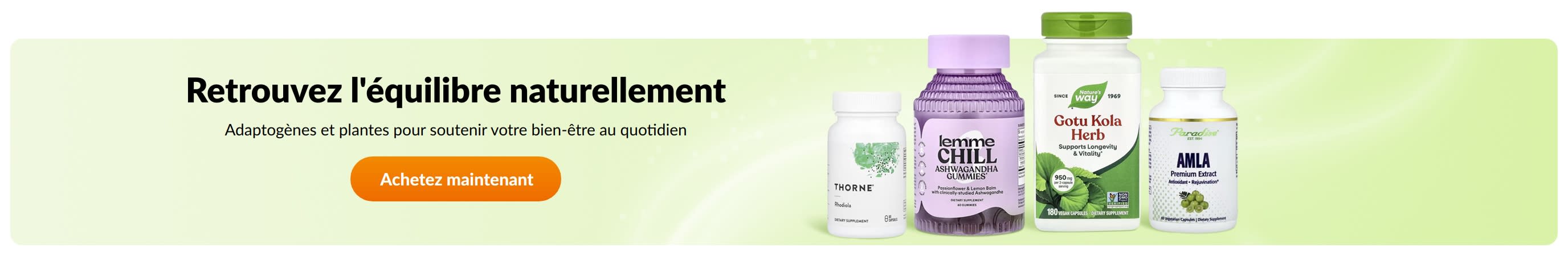 Retrouvez l'équilibre naturellement