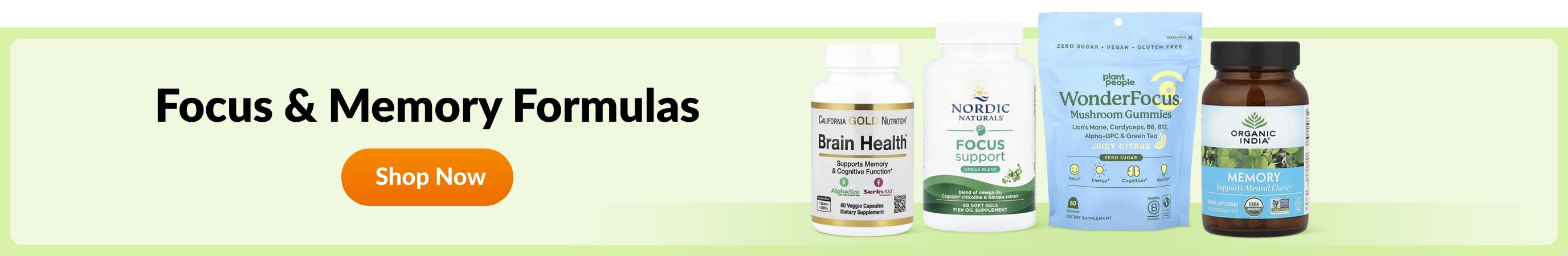 Focus & Memory Formulas