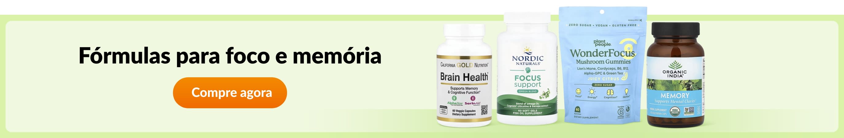 Fórmulas para foco e memória