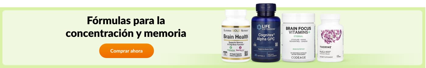 Fórmulas para la concentración y memoria