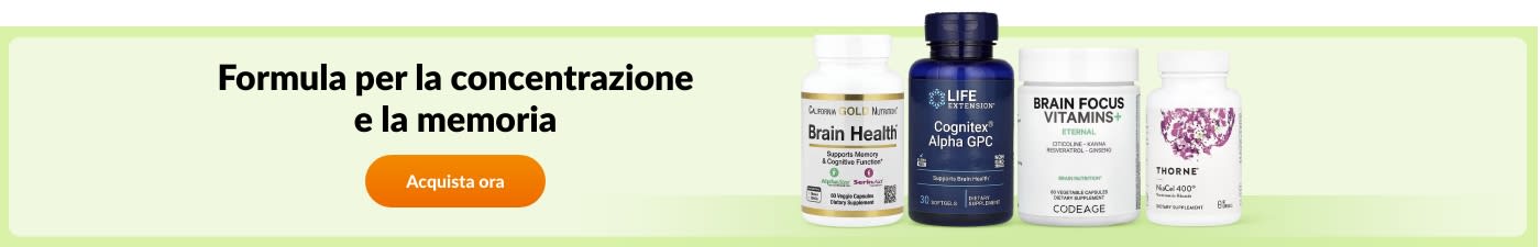 Formula per la concentrazione e la memoria