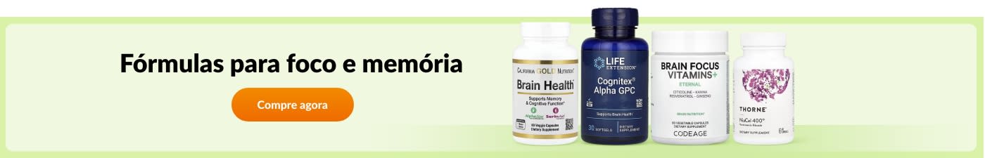 Fórmulas para foco e memória