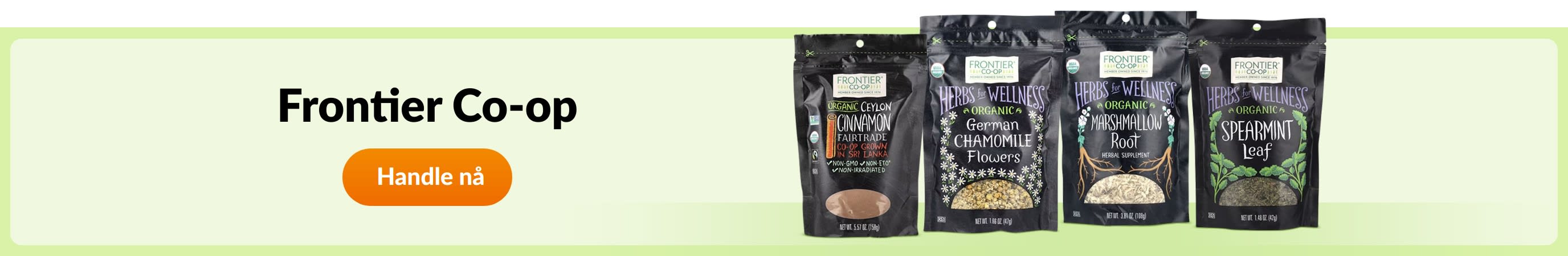 Kjøp produkter fra merket Frontier Co-op.