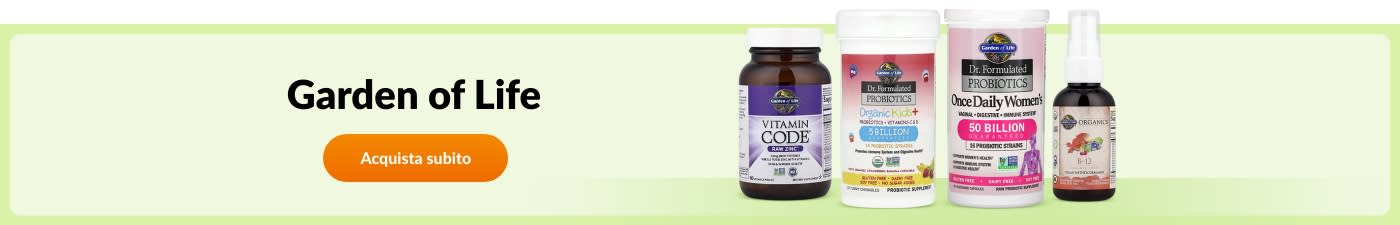 Acquista i prodotti Garden of Life.