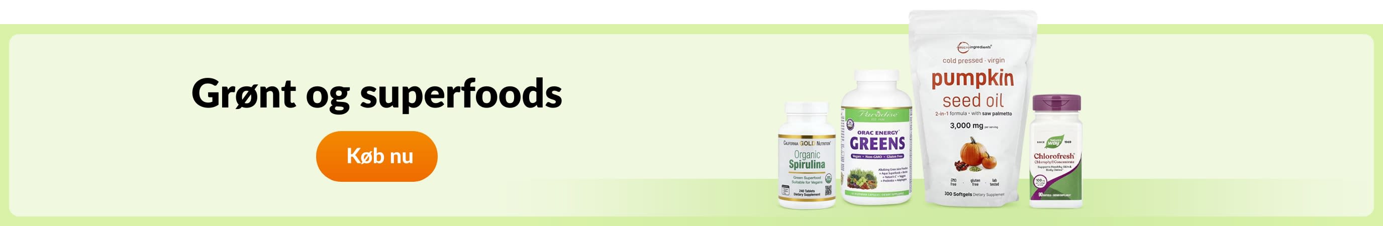 Grønt og superfoods