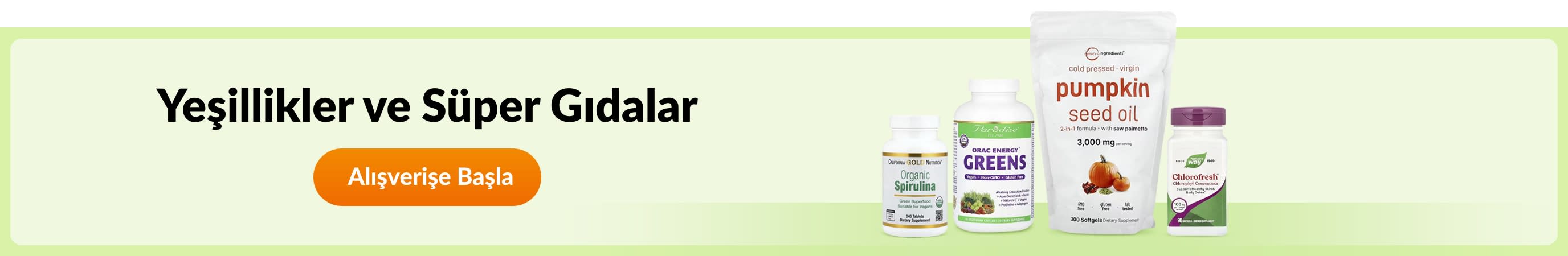 Yeşillikler ve Süper Gıdalar 