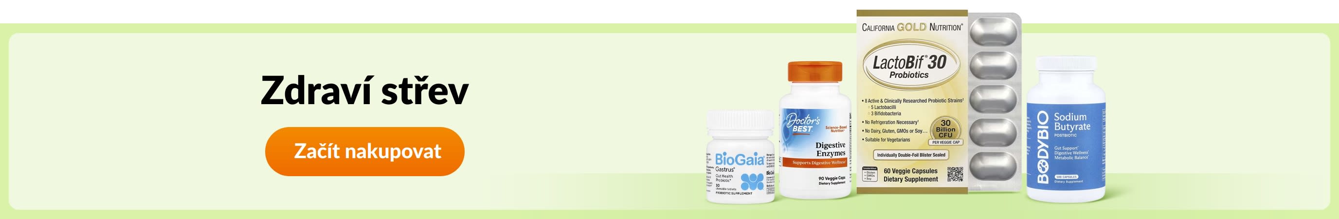 Nakupujte produkty pro zdraví střev.