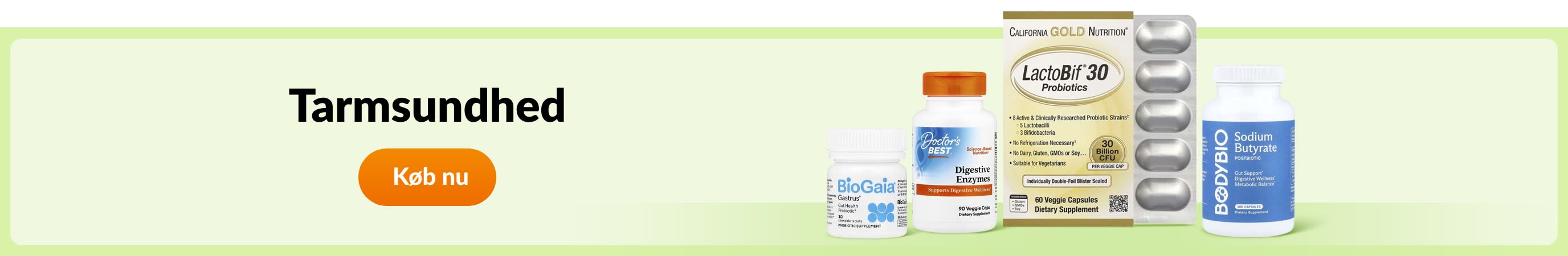 Shop produkter til tarmsundhed