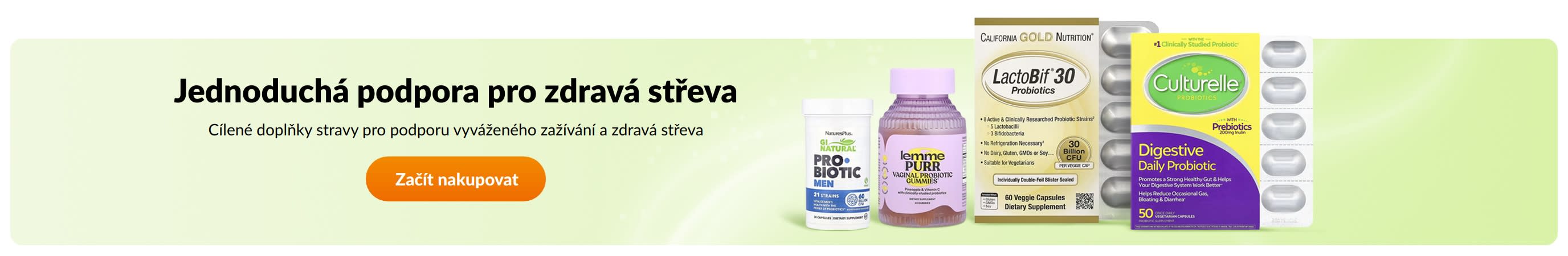 Jednoduchá podpora pro zdravá střeva