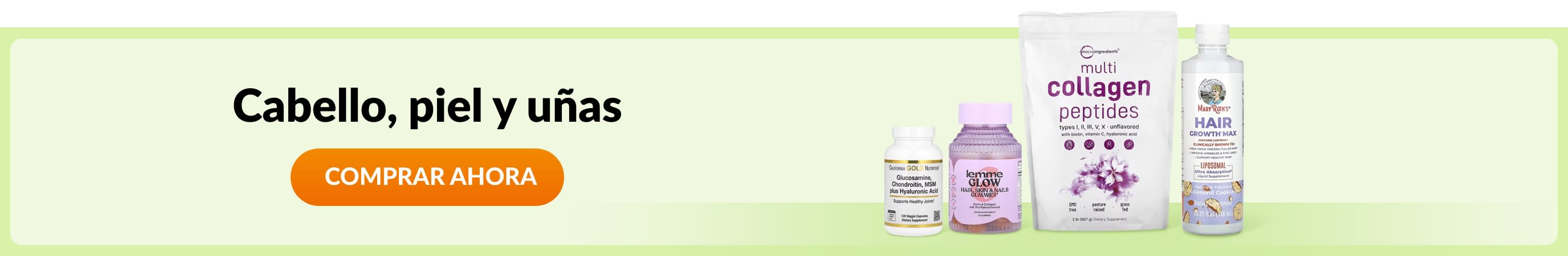 Cabello, piel y uñas