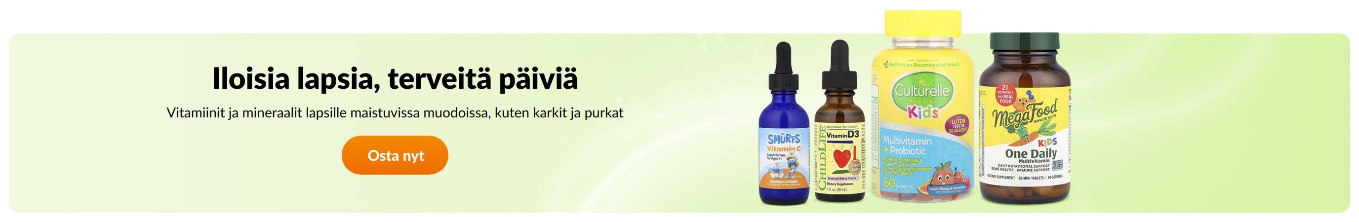 Iloisia lapsia, terveitä päiviä
