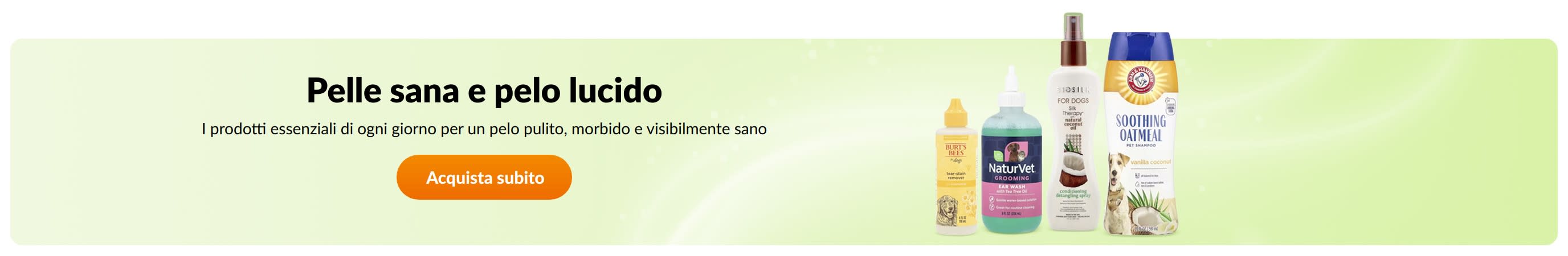 Pelle sana e pelo lucido