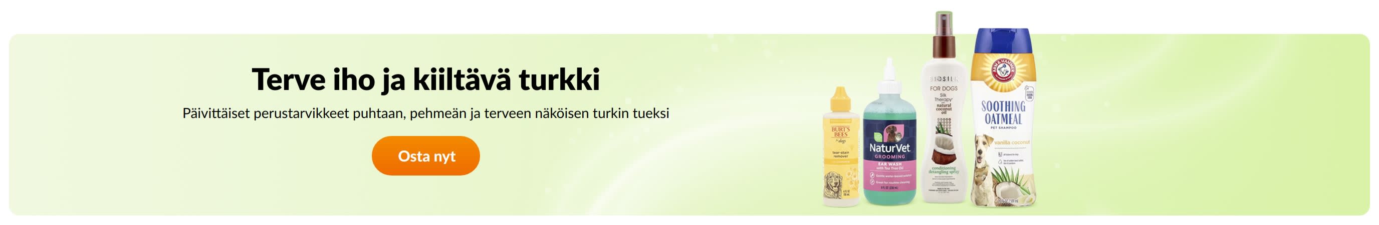 Terve iho ja kiiltävä turkki