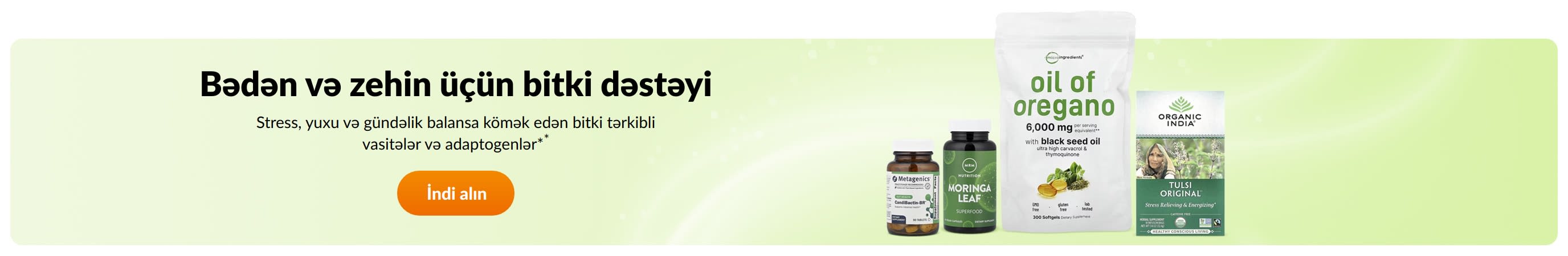Bədən və zehin üçün bitki dəstəyi