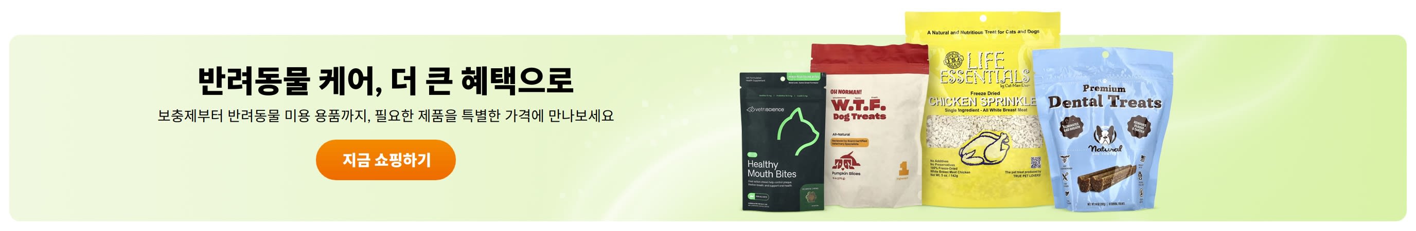 반려동물을 위한 여름 특가