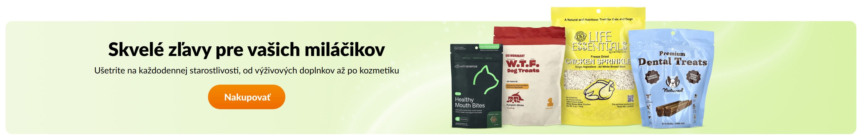 Skvelé zľavy pre vašich miláčikov